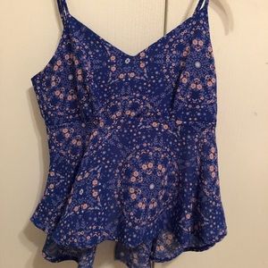 Flowy cute multicolored top